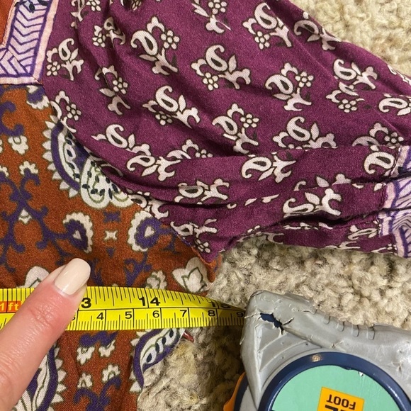 SEA NEW YORK WOMENS PURPLE/BURNT ORANGE PRINTED MINI DRESS SIZE 2 - Picture 6 of 8